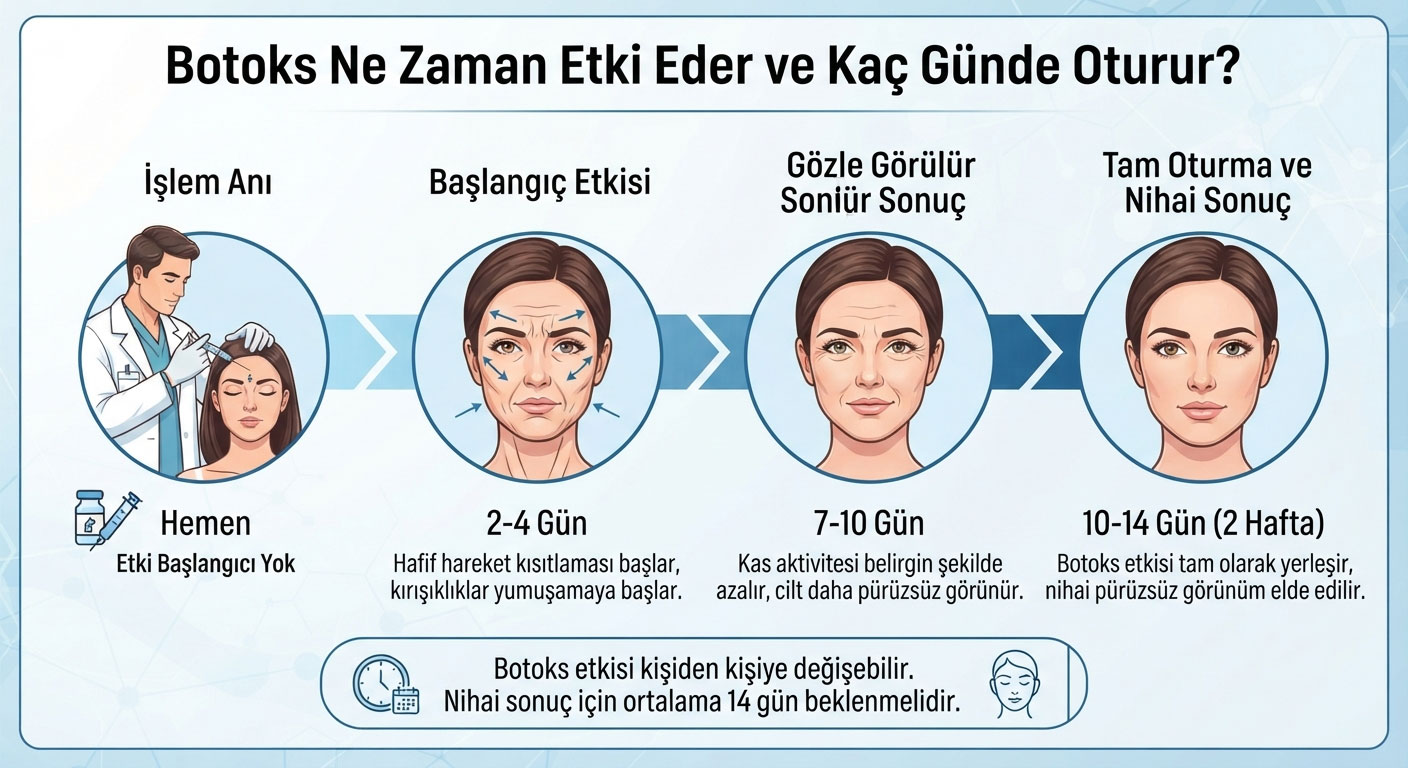Botoks Ne Zaman Etki Eder ve Kaç Günde Oturur?