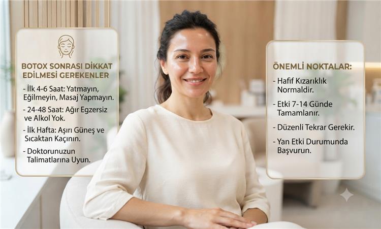 Botox Sonrası Yapılması Gerekenler